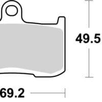 800Wx800H-1103769-1 BREMBO Road/Sport Sinter Brake Pads - 07KA23SR