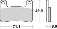 800Wx800H-1103774-1 BREMBO Brake Pads TYPE 07SU27 SR Sinter - Sport