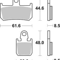 800Wx800H-1103778-1 BREMBO Brake Pads TYPE 07YA46 SR Sinter - Sport