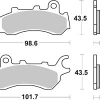 BREMBO Road Carbon Ceramic Brake Pads - 07HO64CC