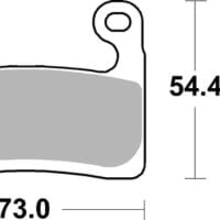 BREMBO Racing Carbon Ceramic Brake Pads - 07GR90RC - only for Hayes brake caliper