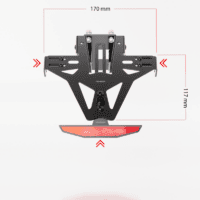 800Wx800H-1108242-2 HIGHSIDER pro License Plate Holder Akron-RS Kawasaki Without Rear Light