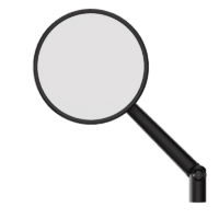 800Wx800H-1108356-5 HIGHSIDER pro Montana-Blast, Handlebar Mirror, Matt-Black (1pc)
