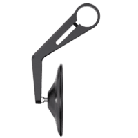 HIGHSIDER pro Montana-Blast Bar End Mirror, Long, Matt-Black (1Pc)