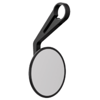 HIGHSIDER pro Montana-Blast Bar End Mirror, Long, Matt-Black (1Pc)