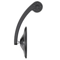HIGHSIDER pro Montana-Blast EVO Bar End Mirror, Matt-Black (1Pc)