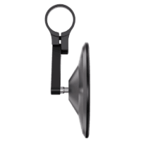 HIGHSIDER pro Montana-Blast, Bar End Mirror, Short, Matt-Black (1pc)