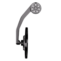 800Wx800H-1108360-3 HIGHSIDER pro Conero-EVO, Bar End Mirror, Black (1 Pc)