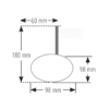 800Wx800H-1108360-9 HIGHSIDER pro Conero-EVO, Bar End Mirror, Black (1 Pc)