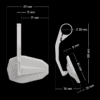 800Wx800H-1108378-10 HIGHSIDER pro Victory-X Bar End Mirror, Long, Matt-Black (1pc.)