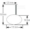800Wx800H-1108390-9 HIGHSIDER pro Stealth-X5, Bar End Mirror, Short, Matt-Black (1 Pc)