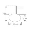 800Wx800H-1108400-9 HIGHSIDER pro Bar End Mirror Ferrara 2 Black (1pc)
