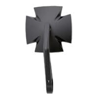 800Wx800H-1108676001-1 HIGHSIDER pro Bar End Mirror Iron Cross Black (1pc)