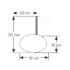 800Wx800H-1108677002-9 HIGHSIDER pro Bar End Mirror Conero 2 Black Edition Black Matt Long (1pc)