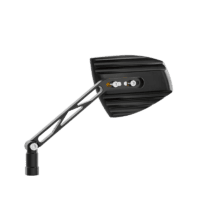 800Wx800H-1108680004-2 HIGHSIDER pro Handlebar Mirror Wave Black/Gold (Pair)