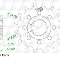 800Wx800H-1108791003-1 AFAM Staal standaard voortandwiel 37500 - 520