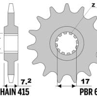 800Wx800H-1108896002-1 PBR Staal standaard voortandwiel 600M - 420