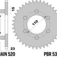 800Wx800H-1108934001-1 PBR Staal C45 standaard achtertandwiel 5335 - 520