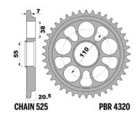 800Wx800H-1108952002-2 PBR Staal C45 getemperd achtertandwiel 4320 - 525