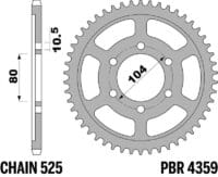 800Wx800H-1108955003-1 PBR Staal C45 getemperd achtertandwiel 4359 - 525