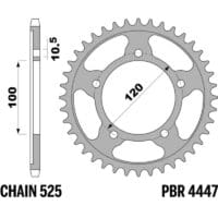 800Wx800H-1108960001-1 PBR Staal C45 getemperd achtertandwiel 4447 - 525