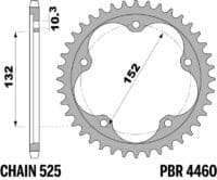 800Wx800H-1108963002-1 PBR Staal C45 getemperd achtertandwiel 4460 - 525
