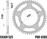 800Wx800H-1108967001-1 PBR Staal C45 getemperd achtertandwiel 4585 - 525