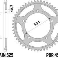 800Wx800H-1108967001-1 PBR Staal C45 getemperd achtertandwiel 4585 - 525