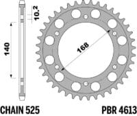 800Wx800H-1108968001-1 PBR Staal C45 getemperd achtertandwiel 4613 - 525