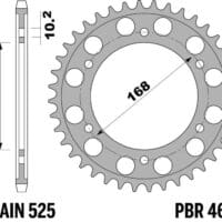 800Wx800H-1108968001-1 PBR Staal C45 getemperd achtertandwiel 4613 - 525