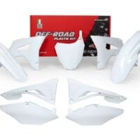 800Wx800H-1110133001-1 RACETECH Revolution Plastic Kit - White Honda CRF