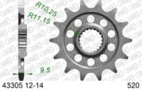800Wx800H-1110274001-1 AFAM Staal standaard voortandwiel 43305 - 520