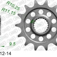 800Wx800H-1110274001-1 AFAM Staal standaard voortandwiel 43305 - 520