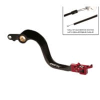 RFX Pro Series Flexi-Tip Rear Brake Lever - Black/red