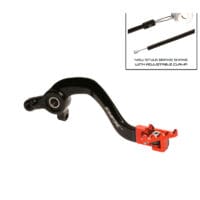 800Wx800H-1110851001-1 RFX Pro Series Flexi-Tip Rear Brake Lever - Black/orange