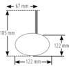 800Wx800H-1111115-9 HIGHSIDER pro Bar End Mirror Tetra Black Long (1pc)