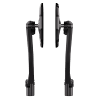 HIGHSIDER pro Victory-Slim, Handlebar Mirrors, Matt-Black (Pair)