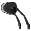 HIGHSIDER pro Victory-Slim, Handlebar Mirrors, Matt-Black (Pair)