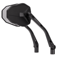 HIGHSIDER pro Victory-Slim, Handlebar Mirrors, Matt-Black (Pair)