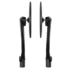 800Wx800H-1111120-3 HIGHSIDER pro Montana-Slim, Handlebar Mirrors, Matt-Black (Pair)