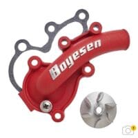 800Wx800H-1118778-1 BOYESEN SuperCooler Water Pump Cover + Impeller Kit - Red