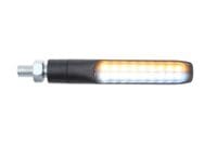 800Wx800H-1118831-1 LIGHTECH Universal LED 2in1 Indicator DRL Combination Body Black / Lens Clear (Pair), Front