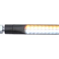 800Wx800H-1118831-1 LIGHTECH Universal LED 2in1 Indicator DRL Combination Body Black / Lens Clear (Pair), Front