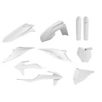 800Wx800H-1119670002-1 POLISPORT Plastic Kit White - KTM SX/SX-F