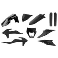 800Wx800H-1119671003-1 POLISPORT Plastic Kit Black - KTM EXC/EXC-F