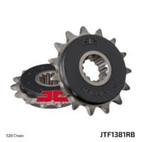 JT SPROCKETS Staal geluidsarm voortandwiel 1381 - 520
