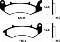 800Wx800H-1121495-1 TECNIUM Scooter Organic Brake Pads - ME468