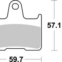 BREMBO Remblokken van gesinterd metaal - 07KS06SP