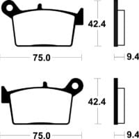 800Wx800H-1122848-1 TECNIUM Organische metalen remblokken - MA498