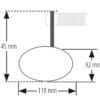 800Wx800H-1122916001-9 Spiegel voor stuurtegengewichten HIGHSIDER pro Esagano-RS - Kort